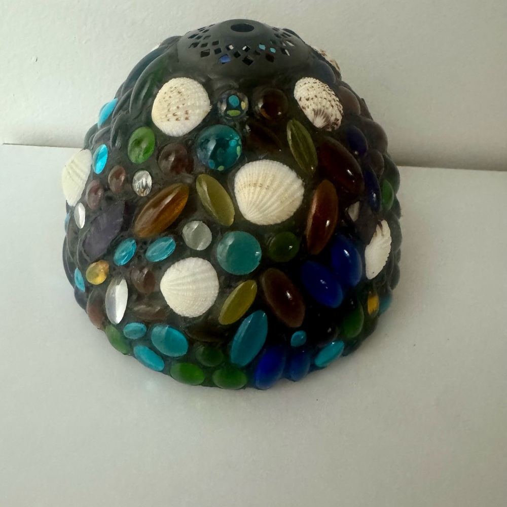 Colorful Mosaic Shell Lamp Shade NO BASE